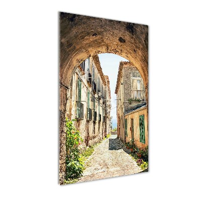 Bild auf Acrylglas vertikal Italienische Straßen