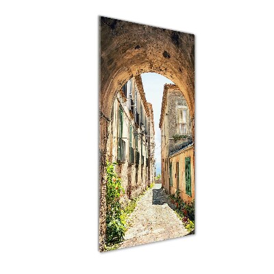 Bild auf Acrylglas vertikal Italienische Straßen