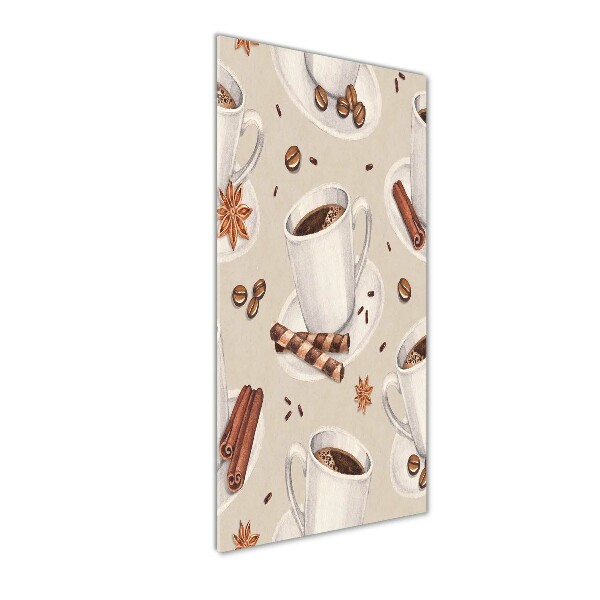Bild auf Acrylglas vertikal Eine Tasse Kaffee
