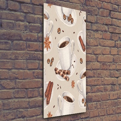 Bild auf Acrylglas vertikal Eine Tasse Kaffee