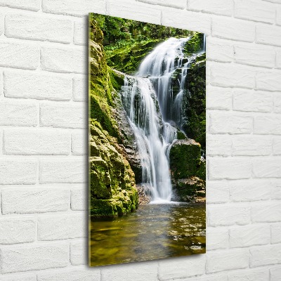 Bild auf Acrylglas vertikal Wasserfall