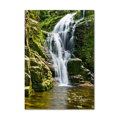 Bild auf Acrylglas vertikal Wasserfall