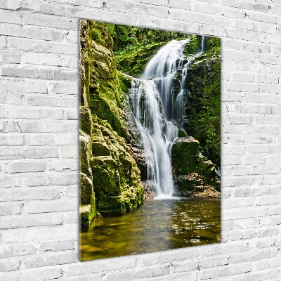 Bild auf Acrylglas vertikal Wasserfall