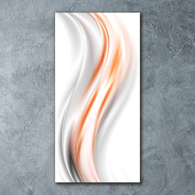 Acrylbild vertikal Abstrakte Wellen