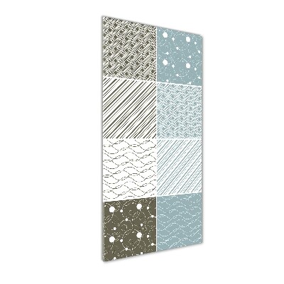 Bild auf Acrylglas vertikal Geometrische Muster
