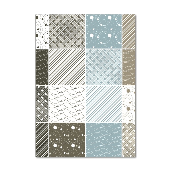 Bild auf Acrylglas vertikal Geometrische Muster