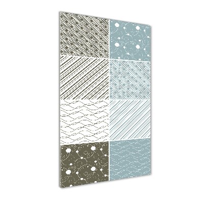 Bild auf Acrylglas vertikal Geometrische Muster