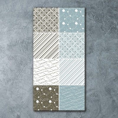 Bild auf Acrylglas vertikal Geometrische Muster