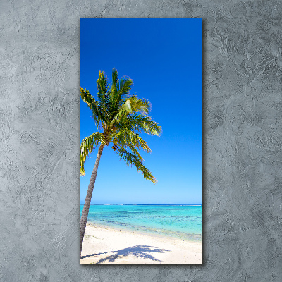 Plexiglasbilder vertikal Tropischer Strand