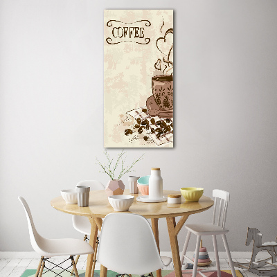 Bild auf Acrylglas vertikal Aromatischer Kaffee