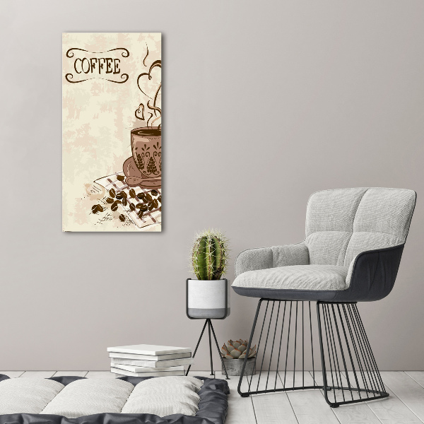 Bild auf Acrylglas vertikal Aromatischer Kaffee