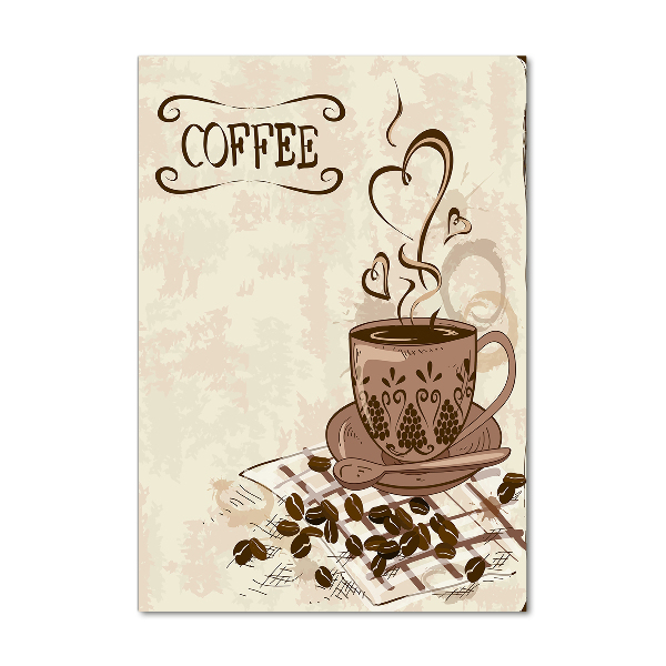 Bild auf Acrylglas vertikal Aromatischer Kaffee