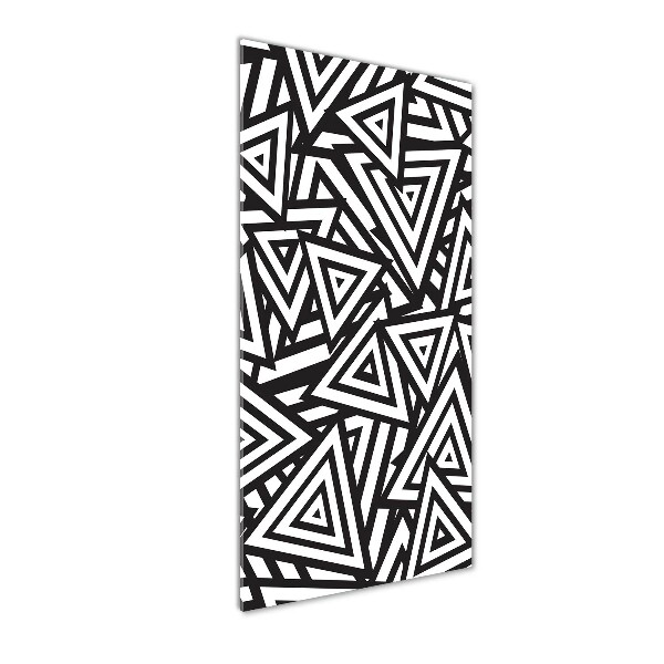Acrylbild vertikal Dreieckshintergrund