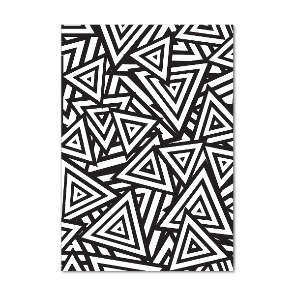 Acrylbild vertikal Dreieckshintergrund