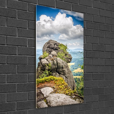 Acrylbild vertikal Szczeliniec Wielki