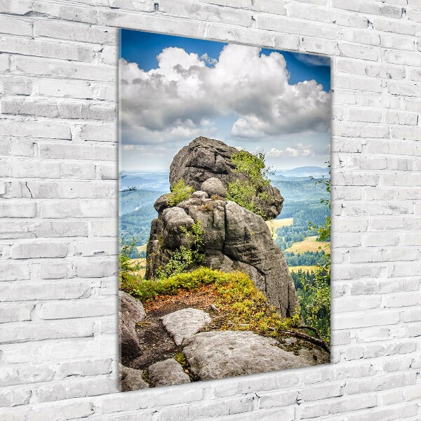 Acrylbild vertikal Szczeliniec Wielki