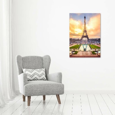 Acrylbild vertikal Eiffelturm Paris