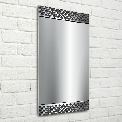 Bild auf Acrylglas vertikal Metallischer Hintergrund