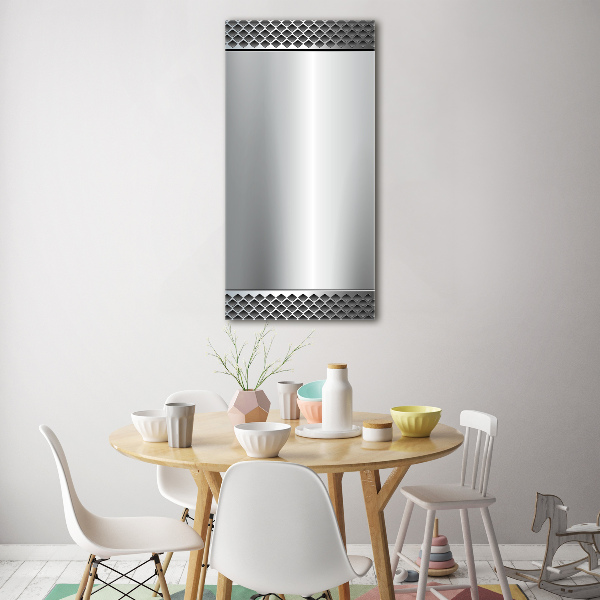 Bild auf Acrylglas vertikal Metallischer Hintergrund