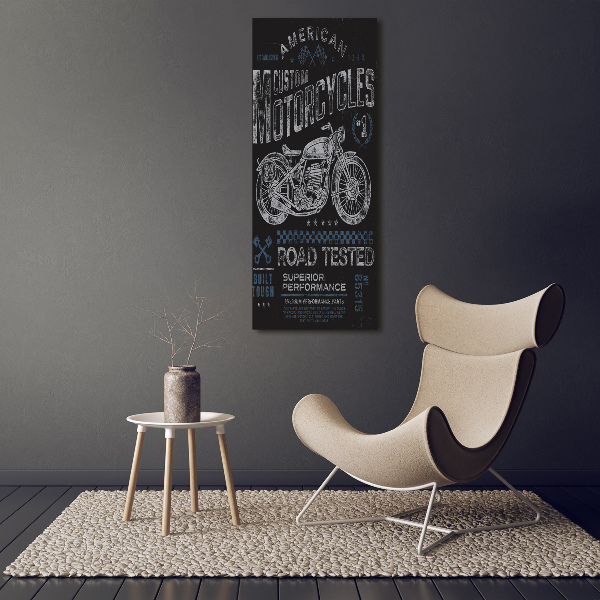 Acrylbild vertikal Automobil