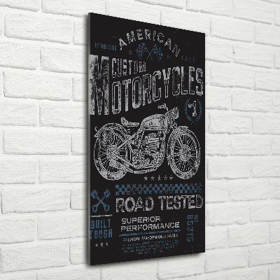 Acrylbild vertikal Automobil