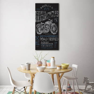 Acrylbild vertikal Automobil