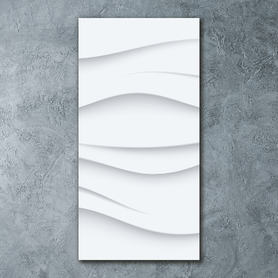 Acrylbild vertikal Abstrakte Wellen