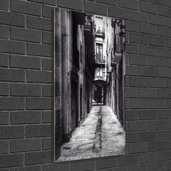 Acrylbild vertikal Barcelona, ​​Spanien