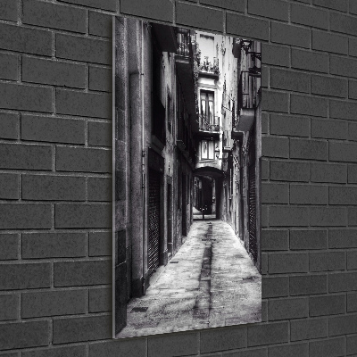 Acrylbild vertikal Barcelona, ​​Spanien