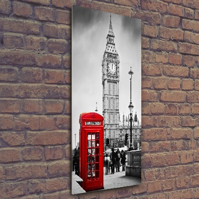 Bild auf Acrylglas vertikal Big Ben London