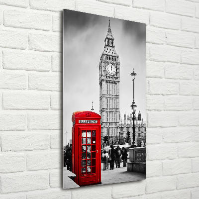 Bild auf Acrylglas vertikal Big Ben London