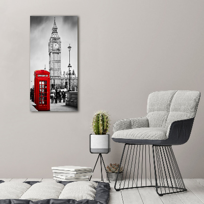 Bild auf Acrylglas vertikal Big Ben London