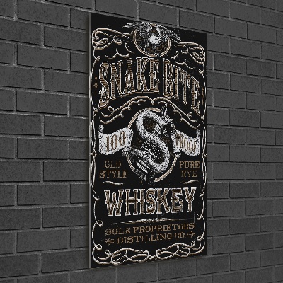 Bild auf Acrylglas vertikal Whiskey