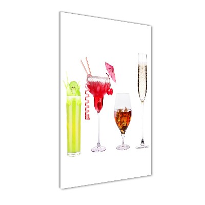 Bild auf Acrylglas vertikal Farbenfrohe Cocktails
