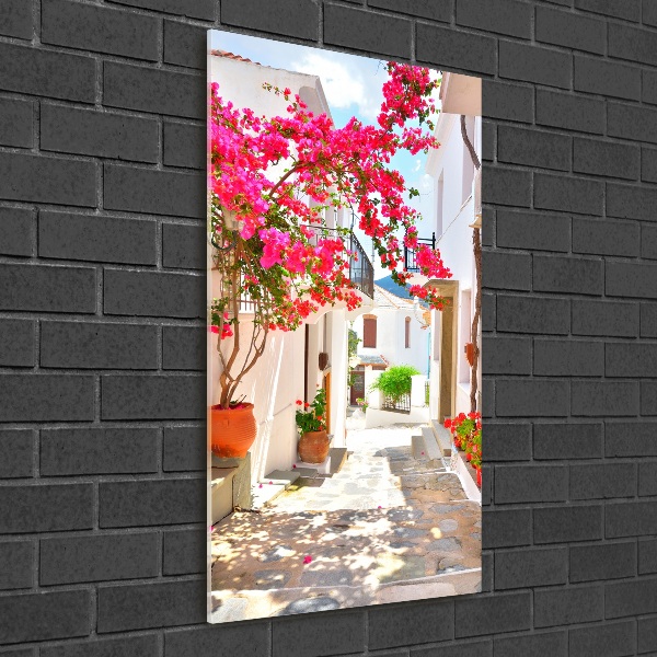 Plexiglasbilder vertikal Griechische Straßen