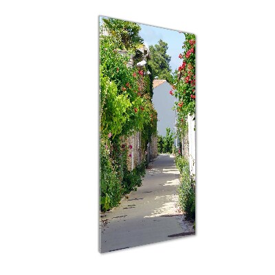 Acrylbild vertikal Französische Straßen