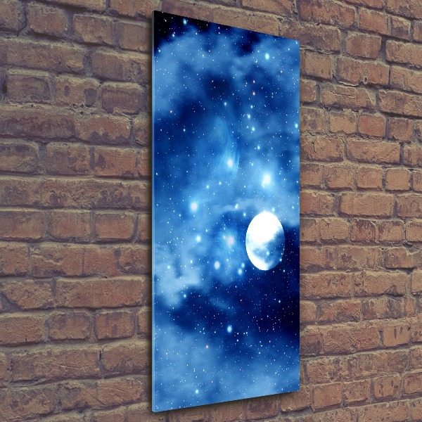 Bild auf Acrylglas vertikal Vollmond