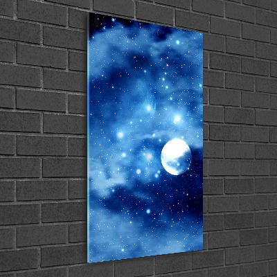 Bild auf Acrylglas vertikal Vollmond