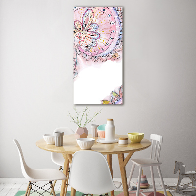 Bild auf Acrylglas vertikal Abstraktes Muster