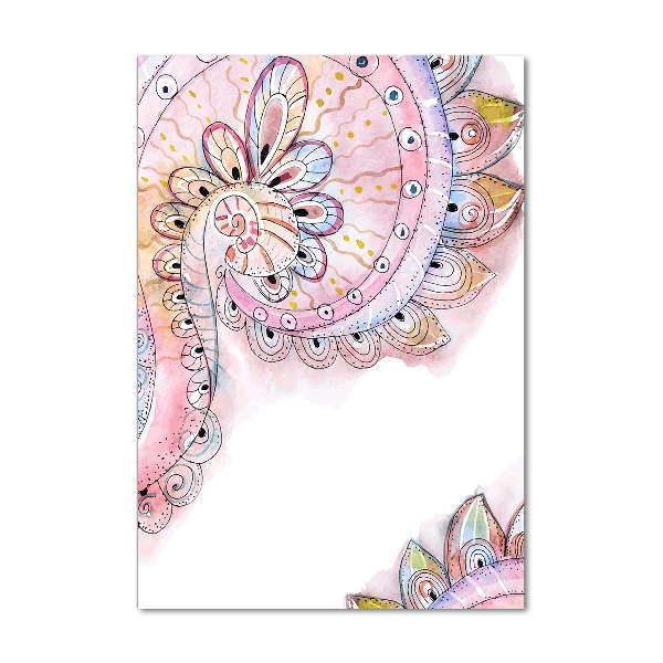 Bild auf Acrylglas vertikal Abstraktes Muster