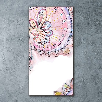 Bild auf Acrylglas vertikal Abstraktes Muster