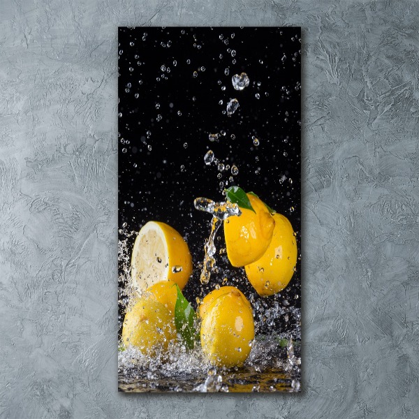 Plexiglasbilder vertikal Zitrone