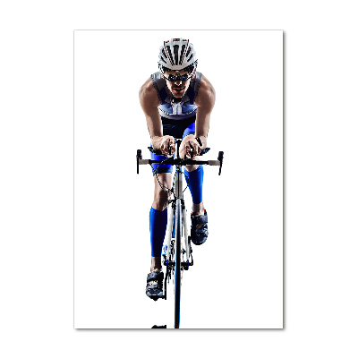 Plexiglasbilder vertikal Radfahrer