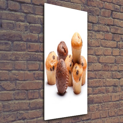 Bild auf Acrylglas vertikal Cupcakes