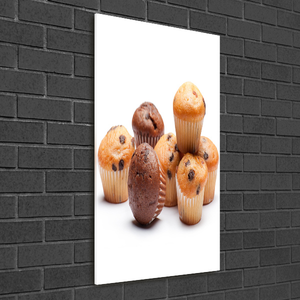 Bild auf Acrylglas vertikal Cupcakes
