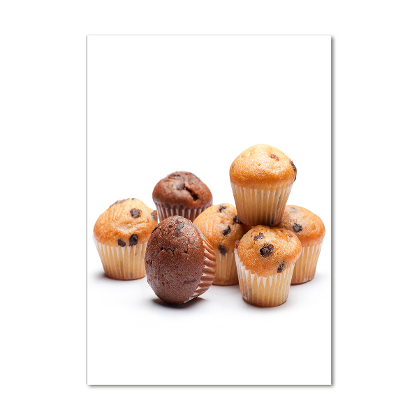 Bild auf Acrylglas vertikal Cupcakes