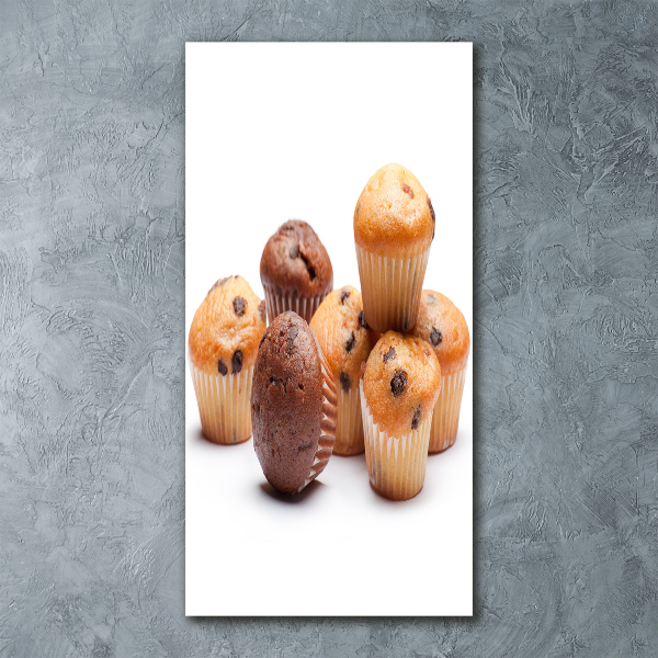 Bild auf Acrylglas vertikal Cupcakes