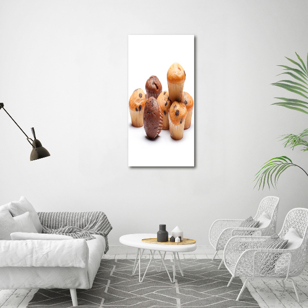 Bild auf Acrylglas vertikal Cupcakes