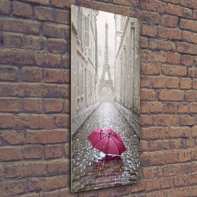 Modernes Acrylbild vertikal Regenschirm Frankreich