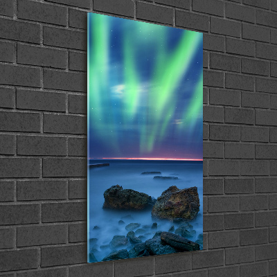 Bild auf Acrylglas vertikal Nordlicht